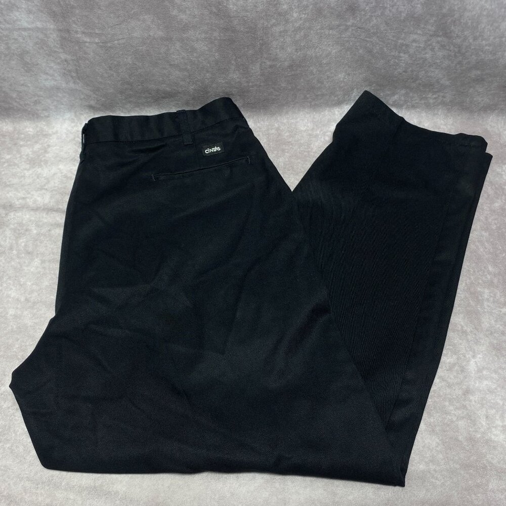 Cintra Comfort Flex Mens Black Work Pants Tag Size 38 (36x29)